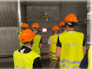 Gruppe L tur på Amager ressourcecenter